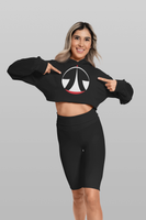 Libra Midnight Crop Hoodie